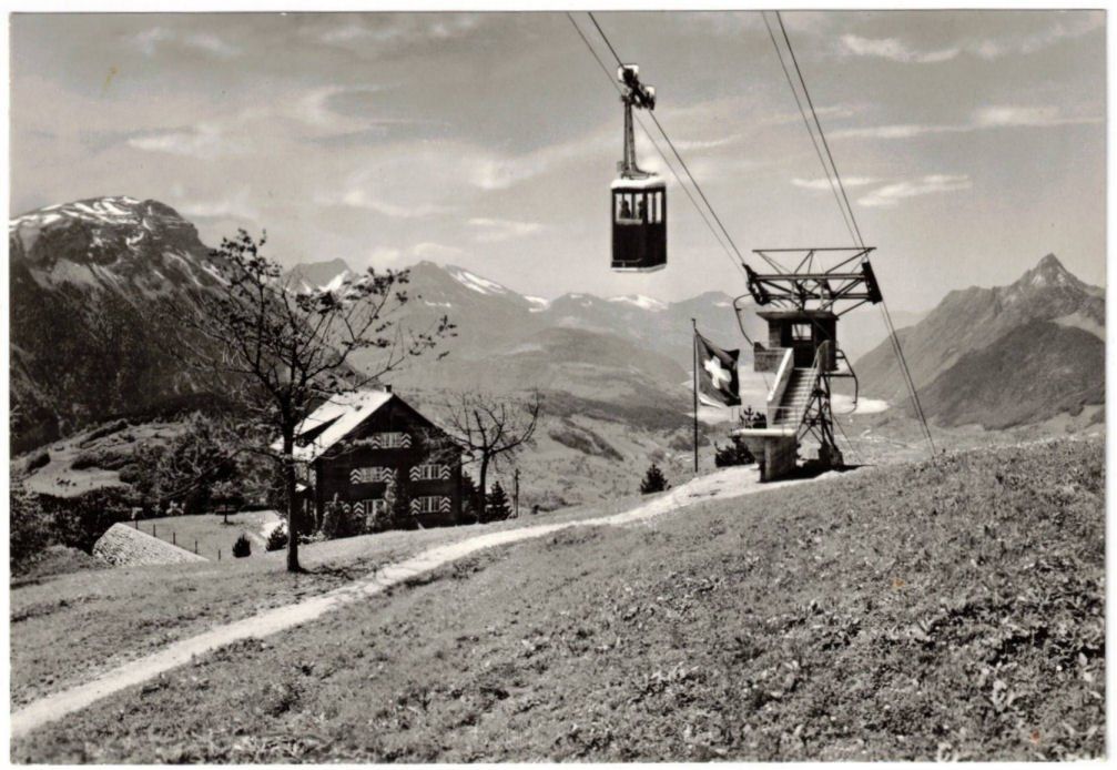 Cartoline postali: Brunni - Luftseilbahn Holzegg – Usato da Binningen venduto da Mountainrider