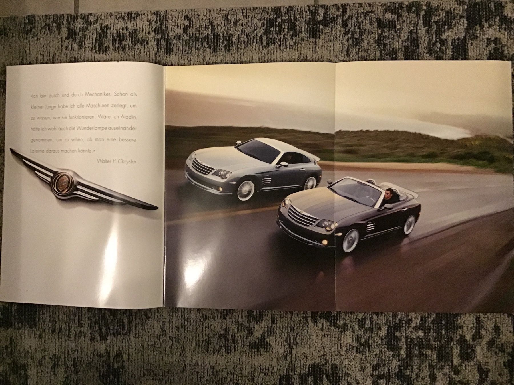 Chrysler Dokumente: Chrysler Crossfire Roadster & Coupé 2005 – Gebraucht aus Scherzingen von Starseller62 1
