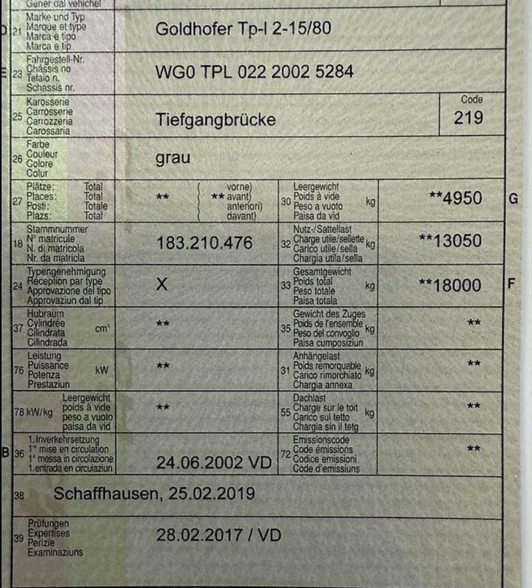 Remorques: Lkw Anhänger  – D'occasion à Deitingen par RK68 3