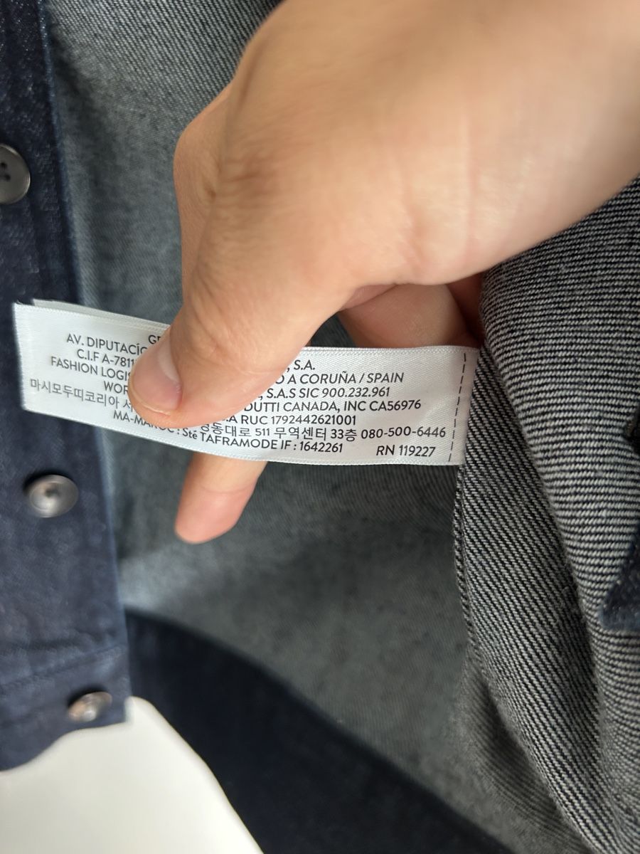 Massimo Dutti Giacche: Massimo Dutti Jeansjacke Dunkelblau Grösse L – Usato da Bülach venduto da INO_ 3