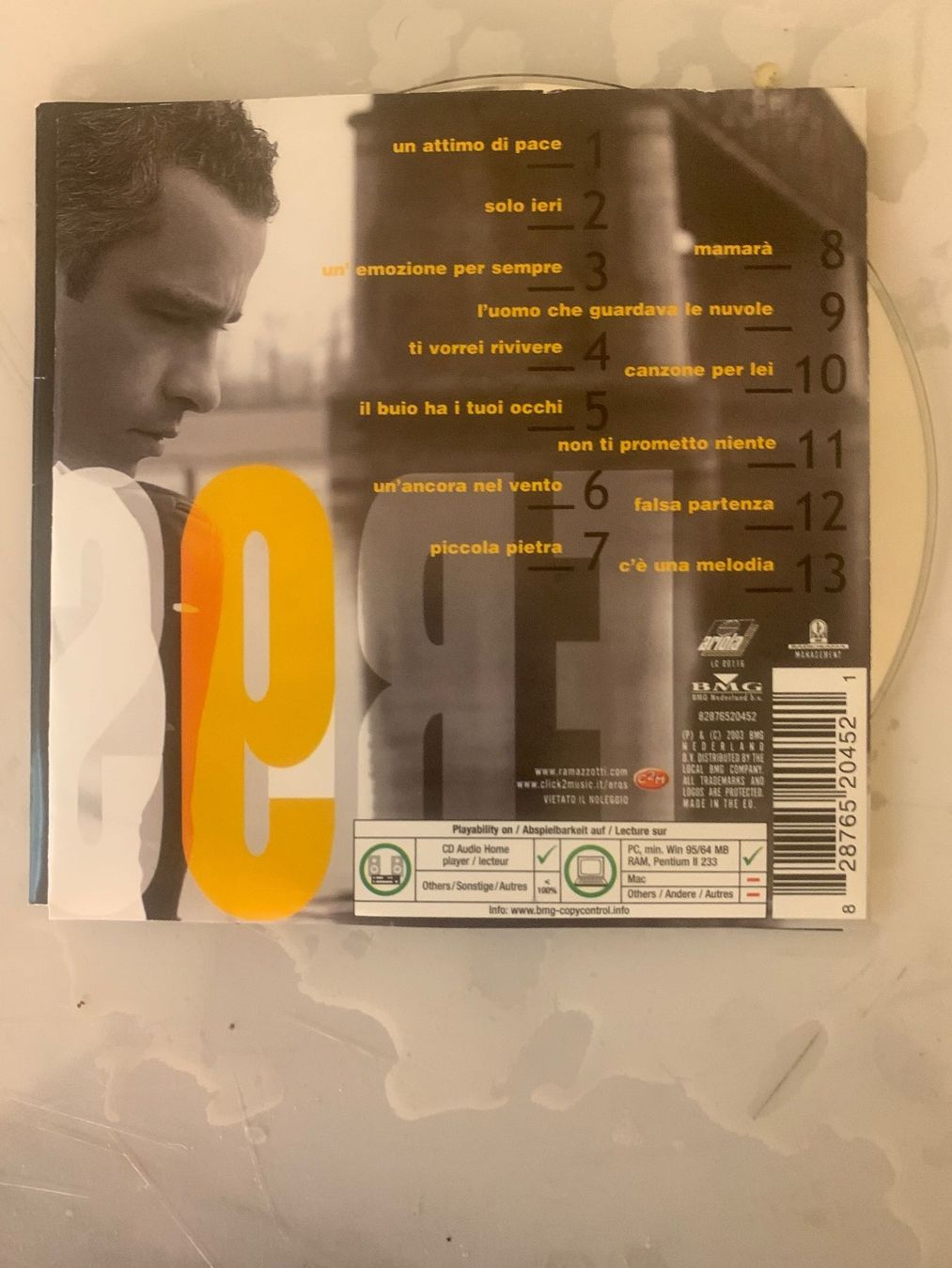 CD: Eros Ramazotti / Eros – Usato da lausanne venduto da Ccheche 2