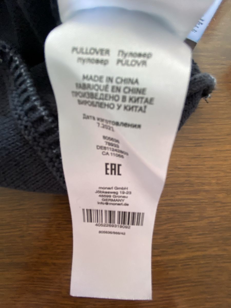 Monari Maglioni & Felpe: Monari Pullover, Grösse 42, mit Blumenmuster, – Nuovo (secondo la descrizione) da Illnau venduto da Sniwi67 4