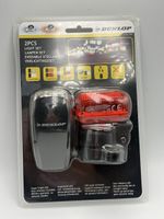 Dunlop Velo Lampen-Set LED batteriebetrieben neu