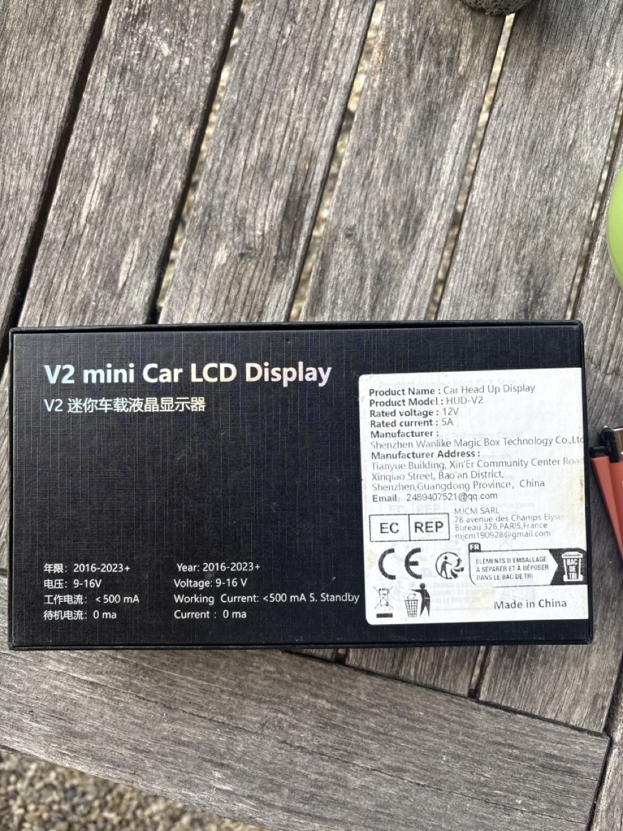 Tesla Accessori per altri veicoli: Tesla Model Y + 3 mini HUD Display – Nuovo (secondo la descrizione) da Roggliswil venduto da Marla1 2