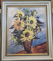 Ölgemälde Sonnenblumen 60x70cm