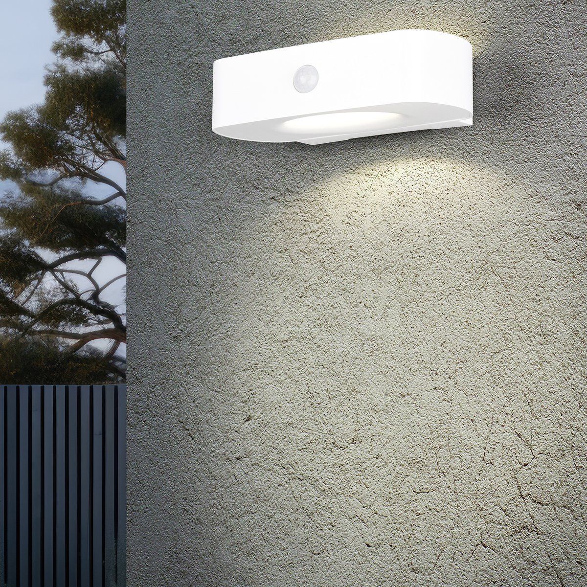 Lampade: LED Aussen Wandleuchte, 22 cm x 6 cm – Nuovo (secondo la descrizione) da Kreuzlingen venduto da Smart-Light 1
