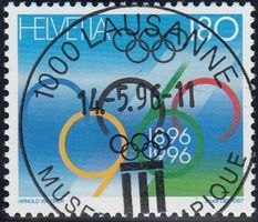 895 FD-Orts-Vollstempel 1000 Lausanne 14.05.1996