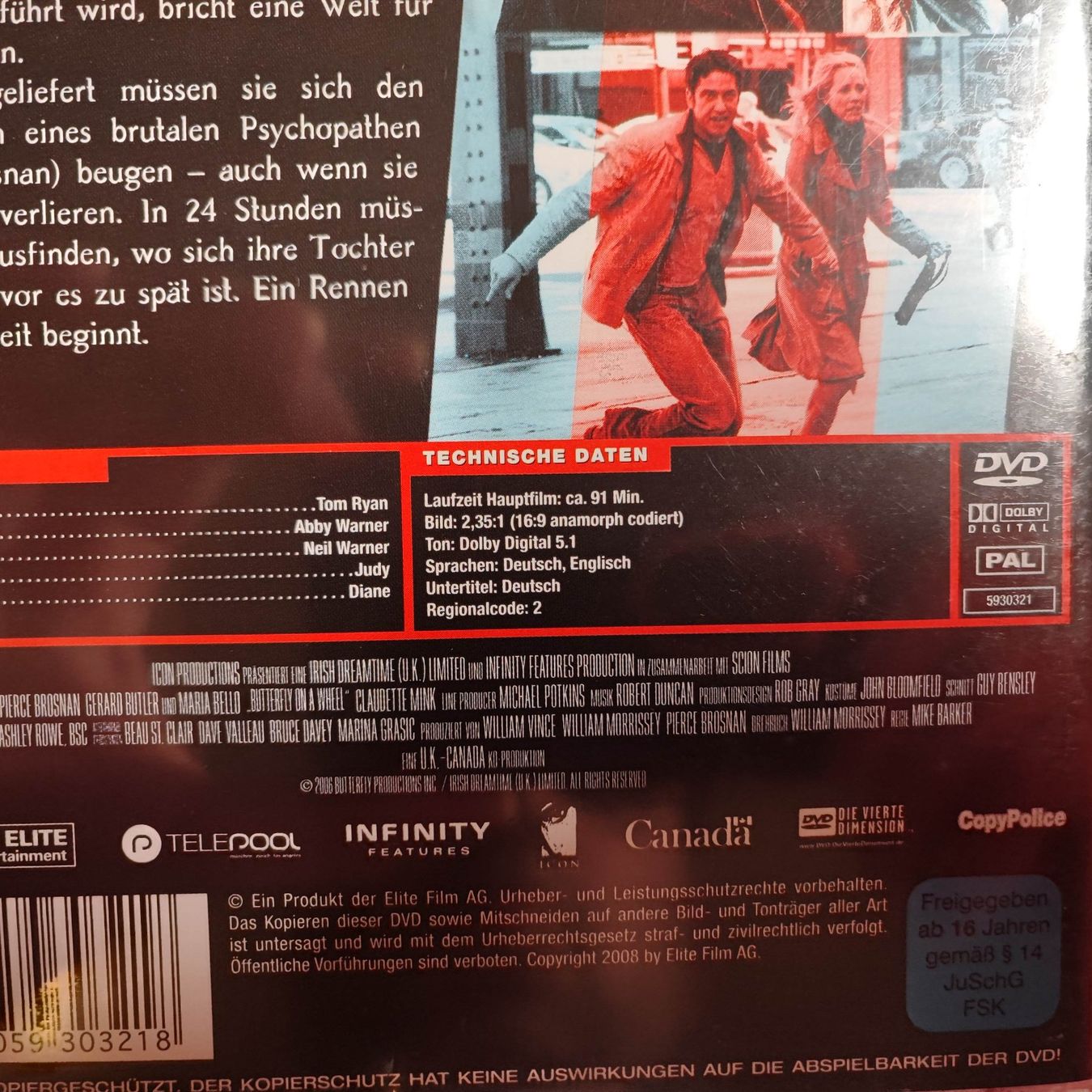 Tutti i DVDs: BUTTERFLY ON A WHEEL – Usato da Dübendorf venduto da kb86_MOVIE 2