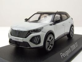 Peugeot 2008 II GT Phase II seit 2024 weiss / schwarz   1:43