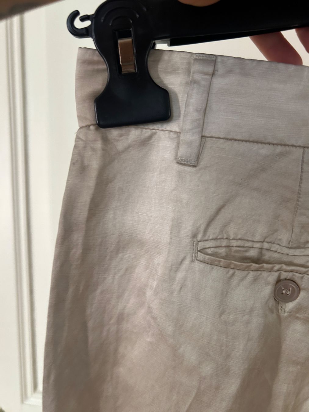 Pantalons: max mara shiny linen pants – D'occasion à basel par wastedworld 5