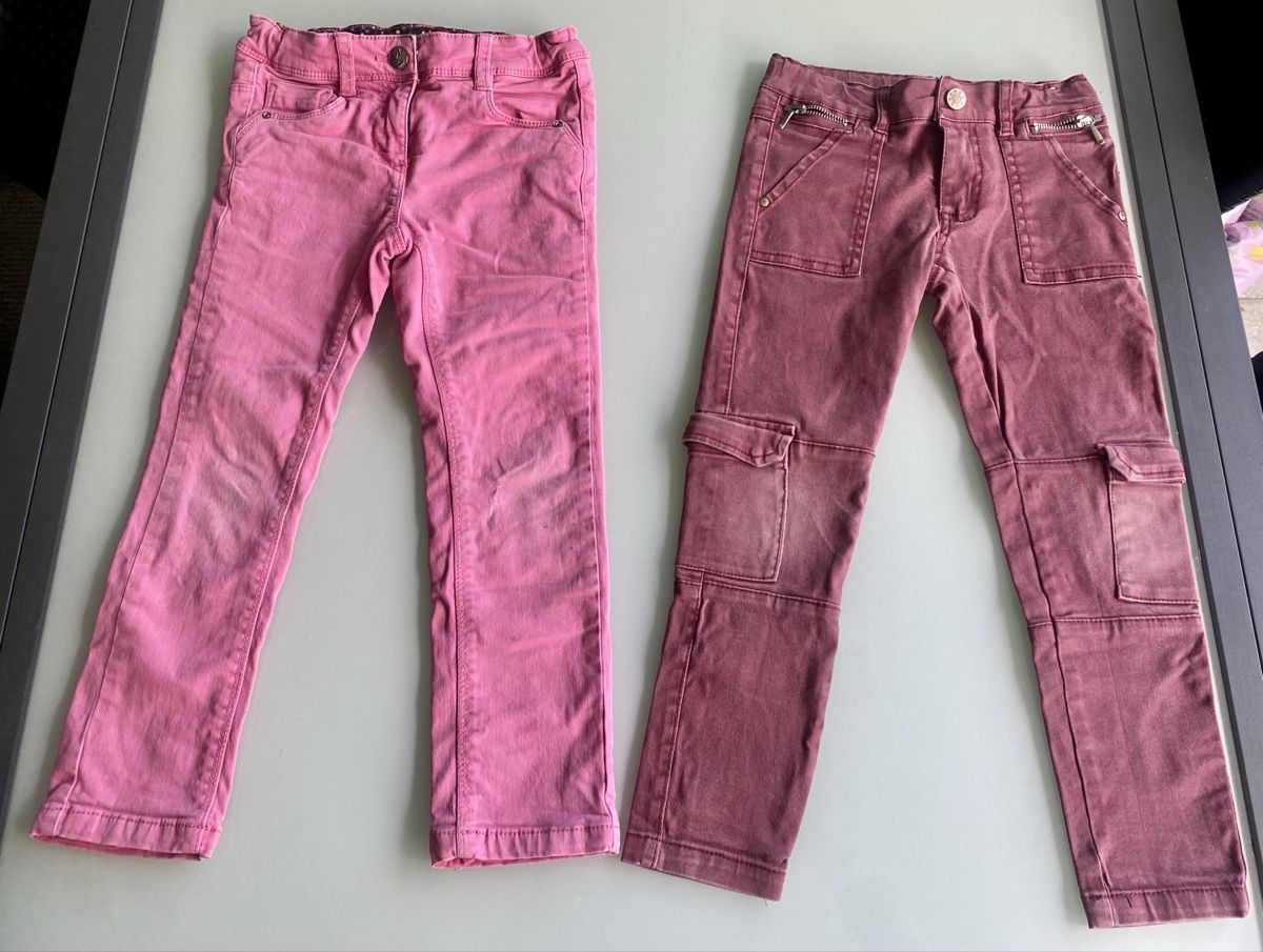 C&A Kleiderpakete & -sets: 2x Kinder Hosen Pink Grösse 110 – Gebraucht aus Baden von nicolenia