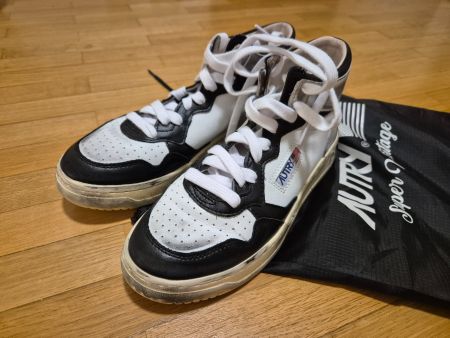 AUTRY Hohe Sneakers aus Leder Super Vintage Medalist Mid