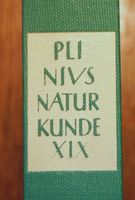 Plinius Naturkunde XIX, Botanik, Artemis Verlag, Top!