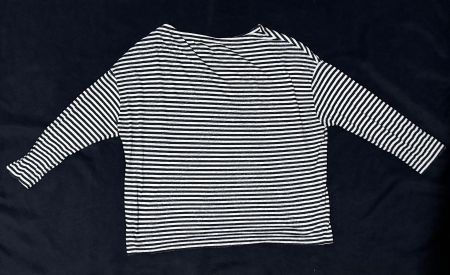 All Saints Rita Gestreiftes Langarmshirt Gr. L