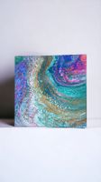 Leinwandgemälde „Little Heart“ Acrylic Pouring