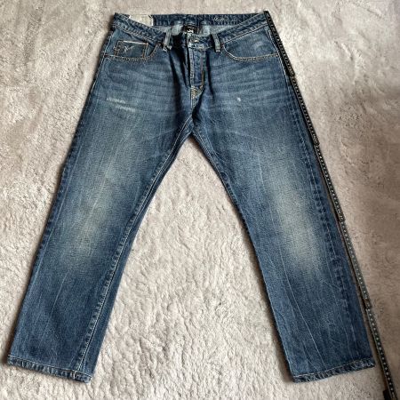 J4 Shutter Slim Jeans W34 Blau Slim Fit Premium Denim Herren