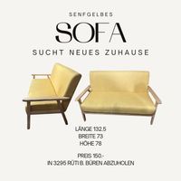 Sofa senfgelb