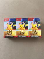 3x Pokémon 30 Jahre Boosterbundle Deutsch