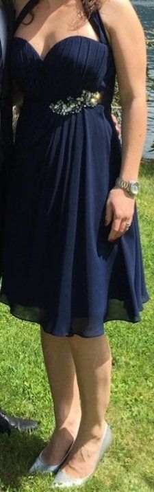 Vestiti: Abendkleid / Festkleid dunkelblau | Gr.38 – Usato da Steinhausen venduto da Ovi27 4