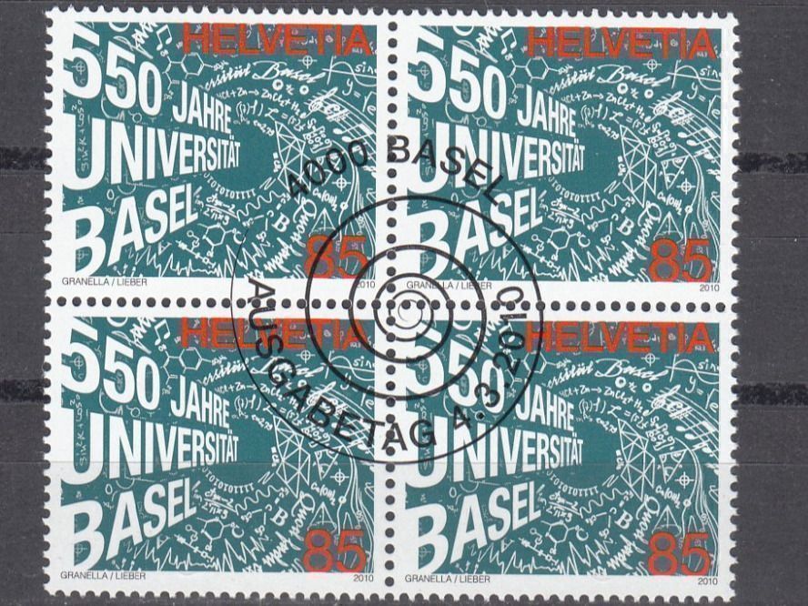 Tutti i francobolli: SBK 1348 im 4er-Block mit ET – Usato da Bürglen TG venduto da StampGraf