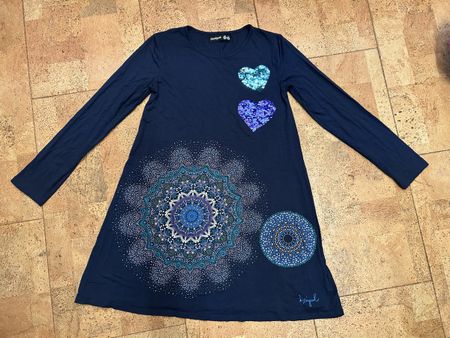 Desigual Kleid dunkelblau Grösse 146/152, NEU!!