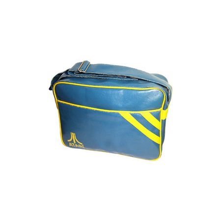 Atari® Kult Freizeittasche Retro Design blue/yellow