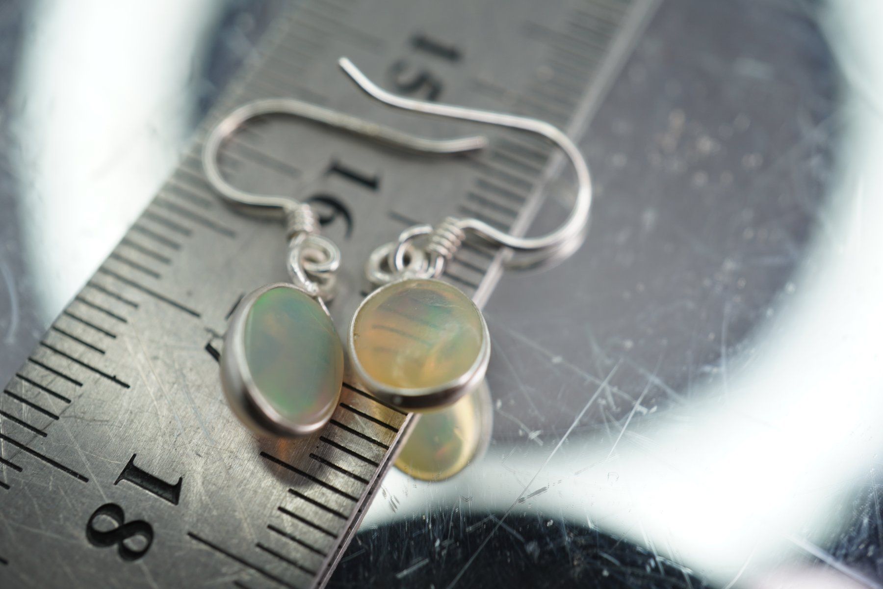 Orecchini pendenti & Orecchini a lobo: Opal      Ohrhänger Silber Sehr Schön – Nuovo e nell'imballaggio originale da Eschenbach SG venduto da topstone 5