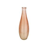 Blumenvasen aus Glas in rosa/gerillt/Neu/OVP