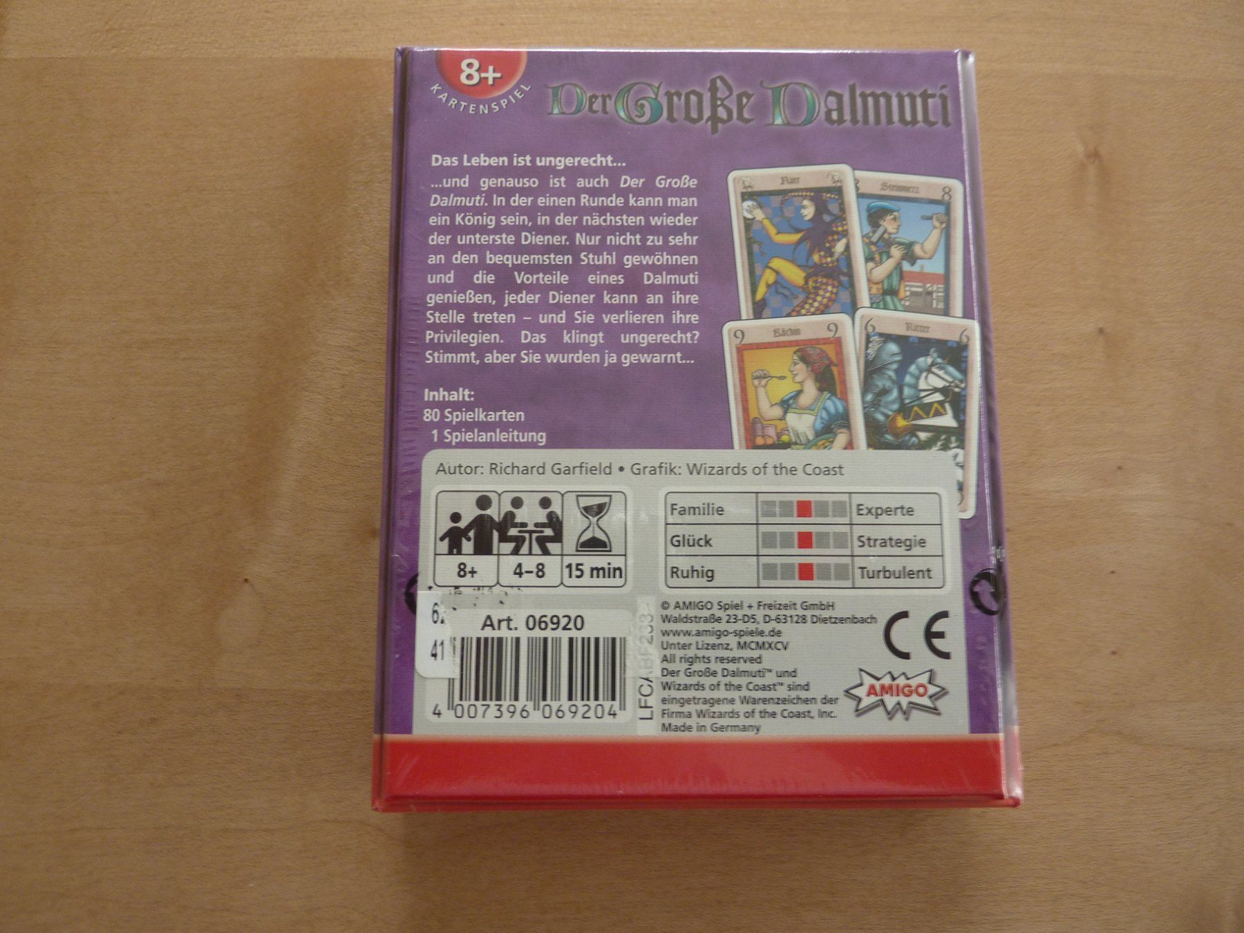 Amigo Giochi: Der grosse Dalmuti – Nuovo e nell'imballaggio originale da Gelfingen venduto da btrottmann 1