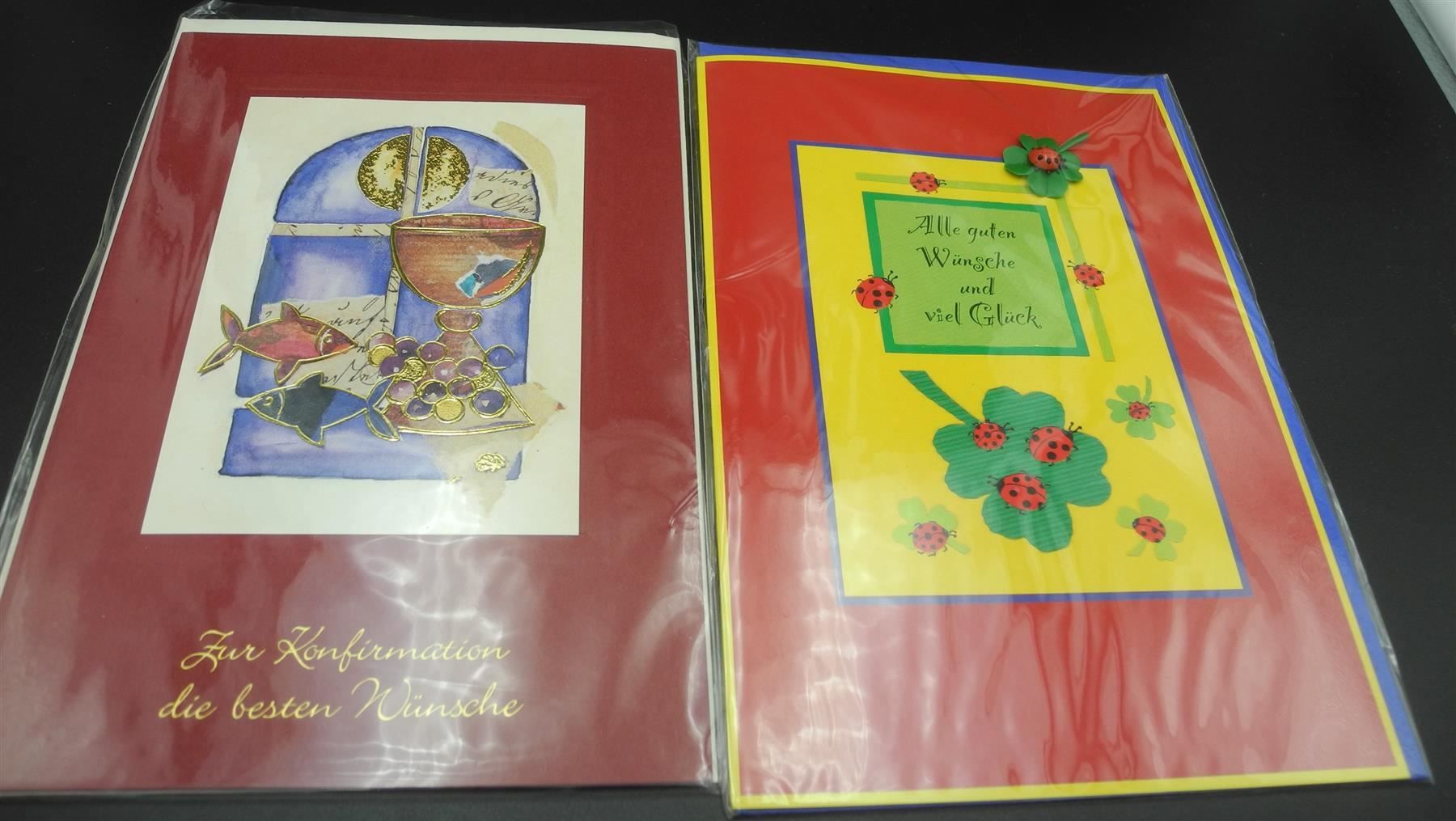 Cartoline: 4 Konfirmationskarten, Nr. 313 – Nuovo e nell'imballaggio originale da Kottwil venduto da Crazyrolf 2