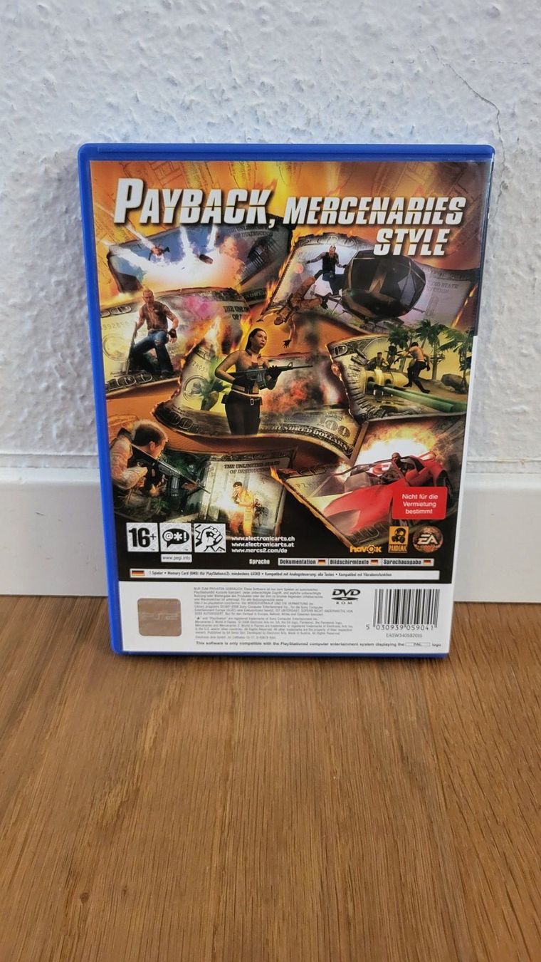 Sony Jeux: PS2 - Mercenaries 2 World in Flames – D'occasion à Münsingen par DigitaleSpielecke 1