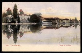 AK Gottlieben, Partie mit Blick auf das Schloß