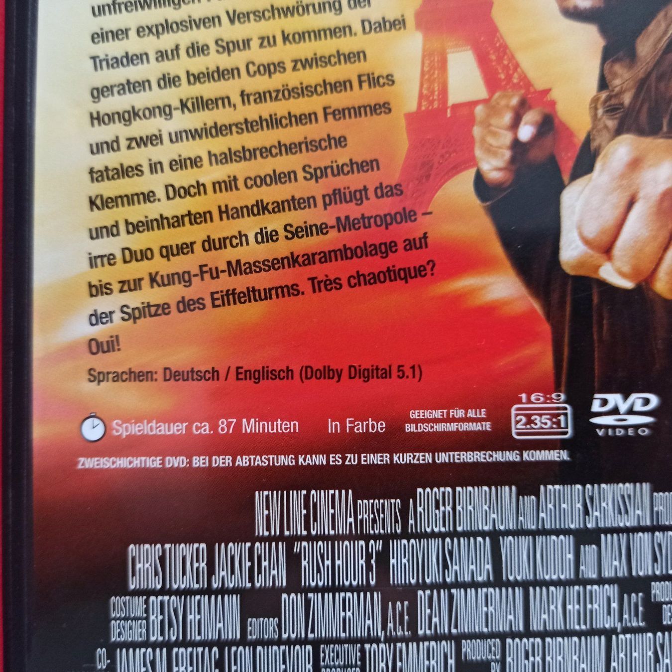 Tutti i DVDs: Rush Hour 3 – Usato da Dübendorf venduto da kb86_MOVIE 2
