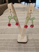 Kirschen Ohrringe aus Swarovski Perlen