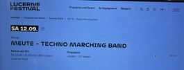 4 Tickets (Printed) Die Meute | TECHNO MARCHING BAND | KKL