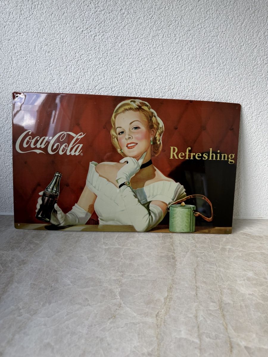 Coca-Cola Tutte le decorazioni: Coca-Cola Blechschild – Usato da Bertschikon venduto da xty_yf6h