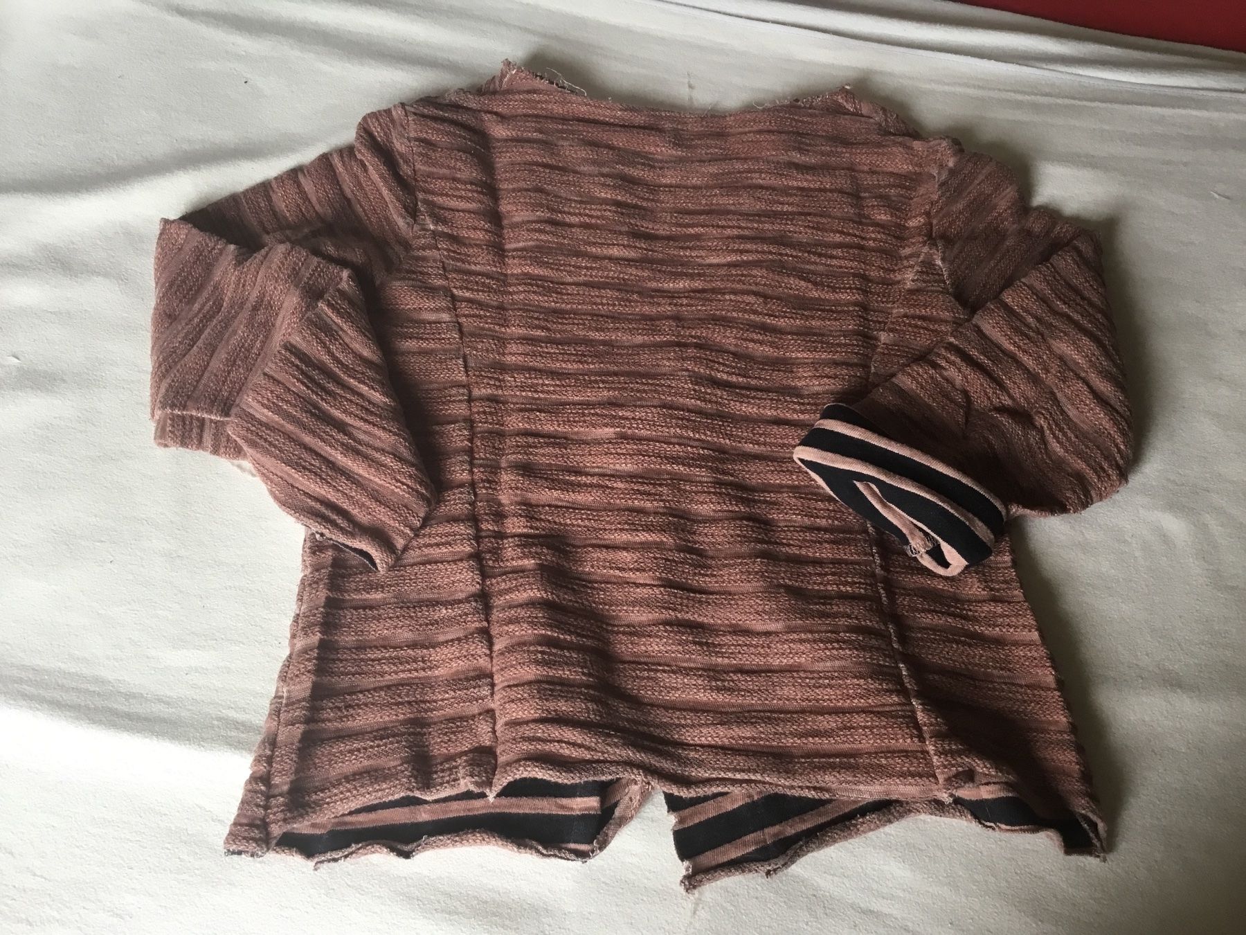 Luukaa Giacche: Sublime veste rouille LUUKAA, doublure rayée noir, t. 40 – Usato da Genève venduto da Mazelyne 7