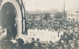 Romanshorn - vor Kirche + c1910