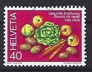 Tutti i francobolli: 1976 - Früchte, Gemüse – Usato da Schaffhausen venduto da poststamp