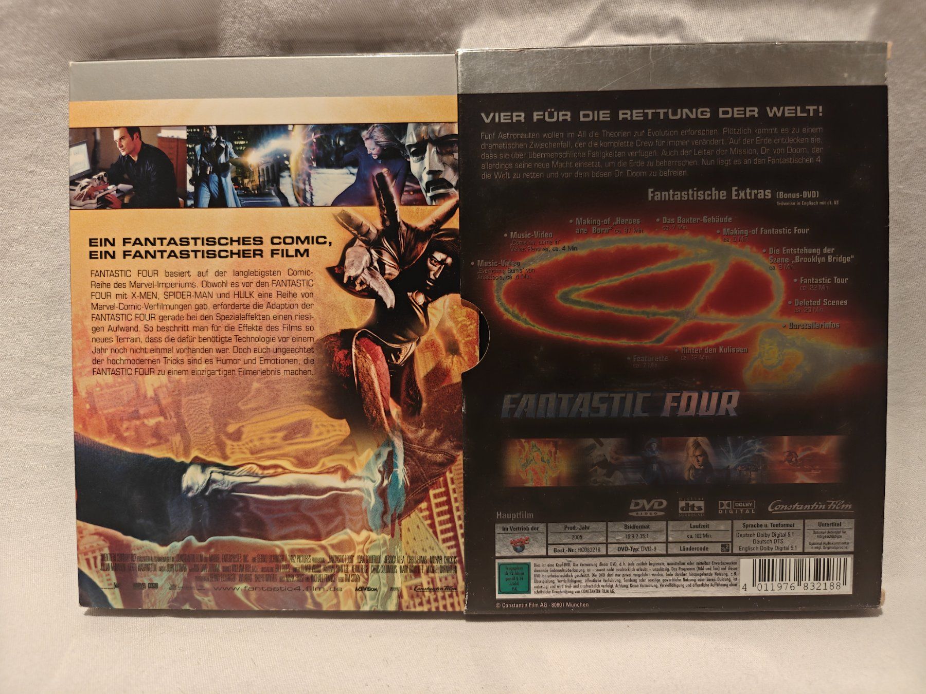 Tutti i DVDs: Fantastic Four Premium Edition 2-Disc Set – Usato da Gutenswil venduto da Vulcano21 2