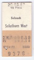 Billette Selzach - Solothurn West