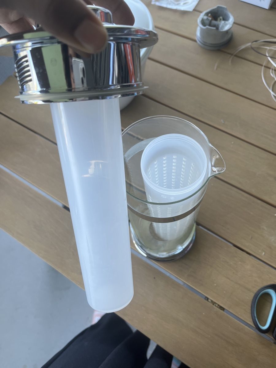 Caraffe: Eistee-Karaffe mit Filter-Einsatz, Sommer-Erfrischung! (54) – Usato da Lyss venduto da MrsRosalie484 1