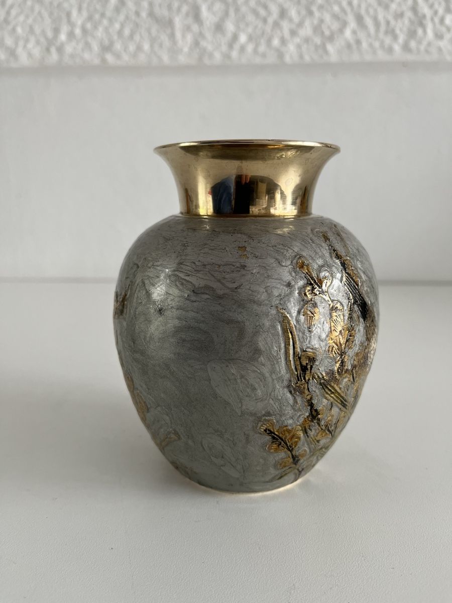 Vasen & Gefässe: Messing Vase emailliert – Gebraucht aus Wetzikon ZH von seli03 2