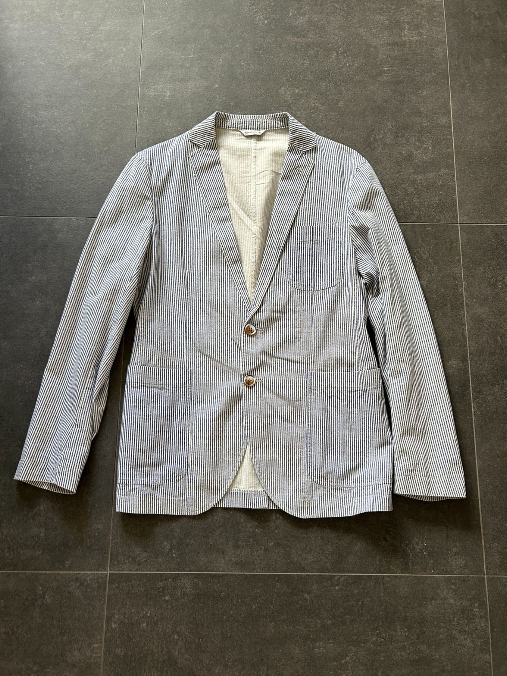 Jacken: Blazer Rayé Manuel Ritz Taille 46 – Neu (gemäss Beschreibung) aus Sion von UntilWeRaise