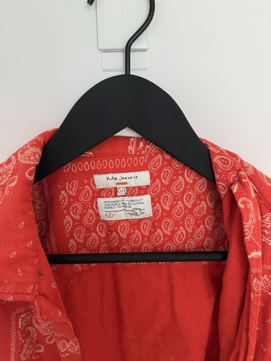 Nudie Hemden: Nudie Jeans Hemd Rot M – Neu (gemäss Beschreibung) aus Zürich von pa.ul 1