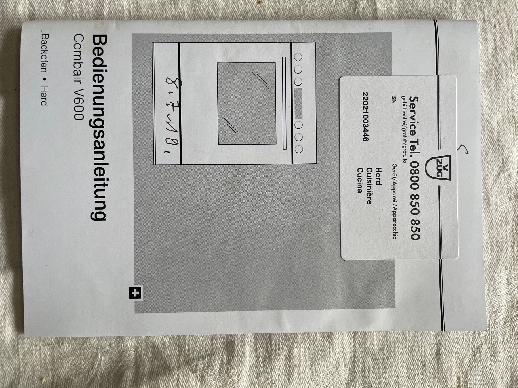 V-Zug Elettrodomestici da cucina: Vzug  Combair V600 Einbauherd mit Backofen – Usato da Churwalden venduto da Fortserj 4