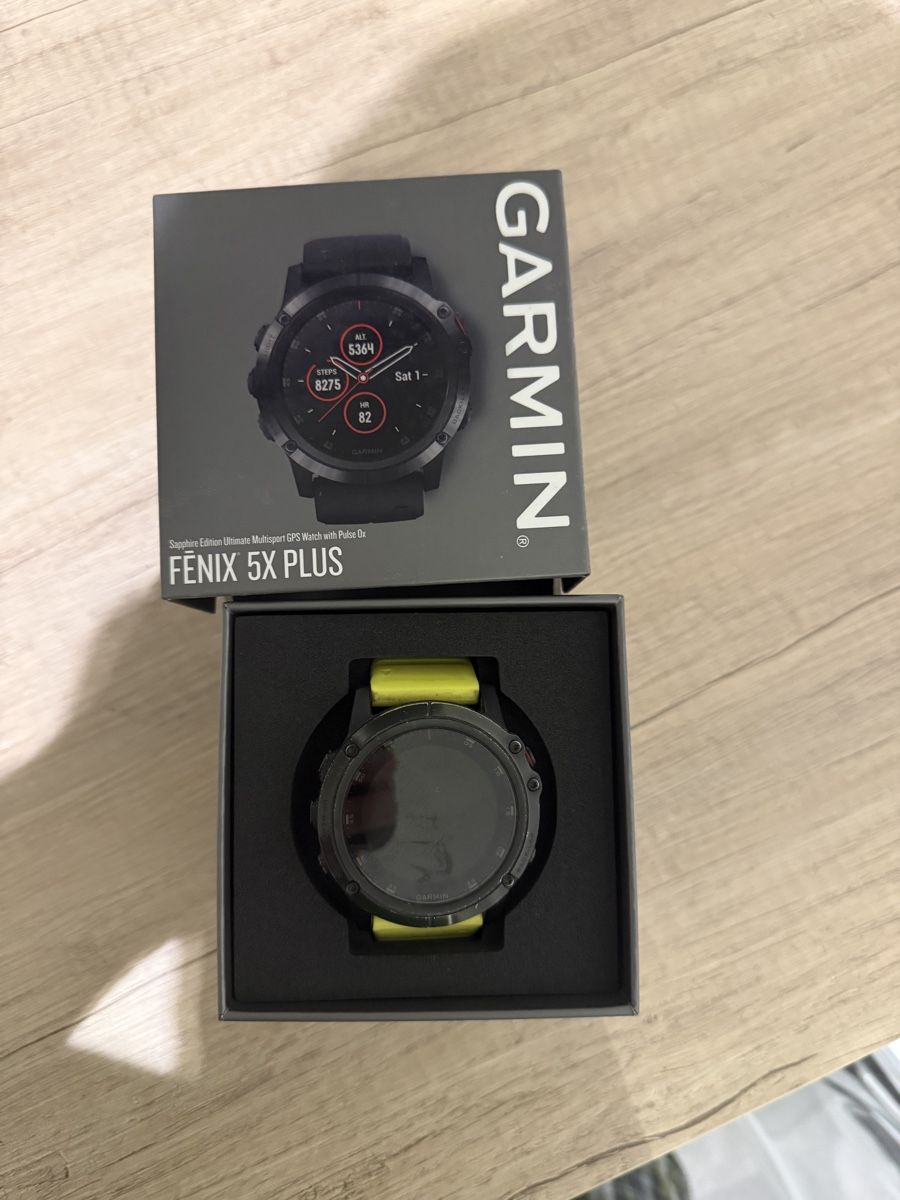Fenix Smartwatch: Garmin Fenix 5X plus – Gebraucht aus Ponte Capriasca von cos_v6tz