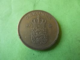 Dänemark 1951, 2 Kroner