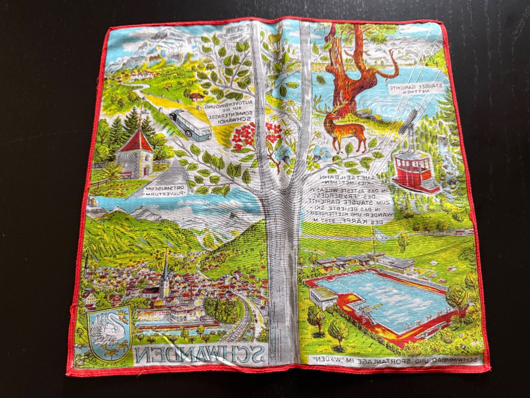 Altro in  Abbigliamento & Accessori: Souvenir Taschentuch "Schwanden" – Usato da Erstfeld venduto da Uhu1980 1