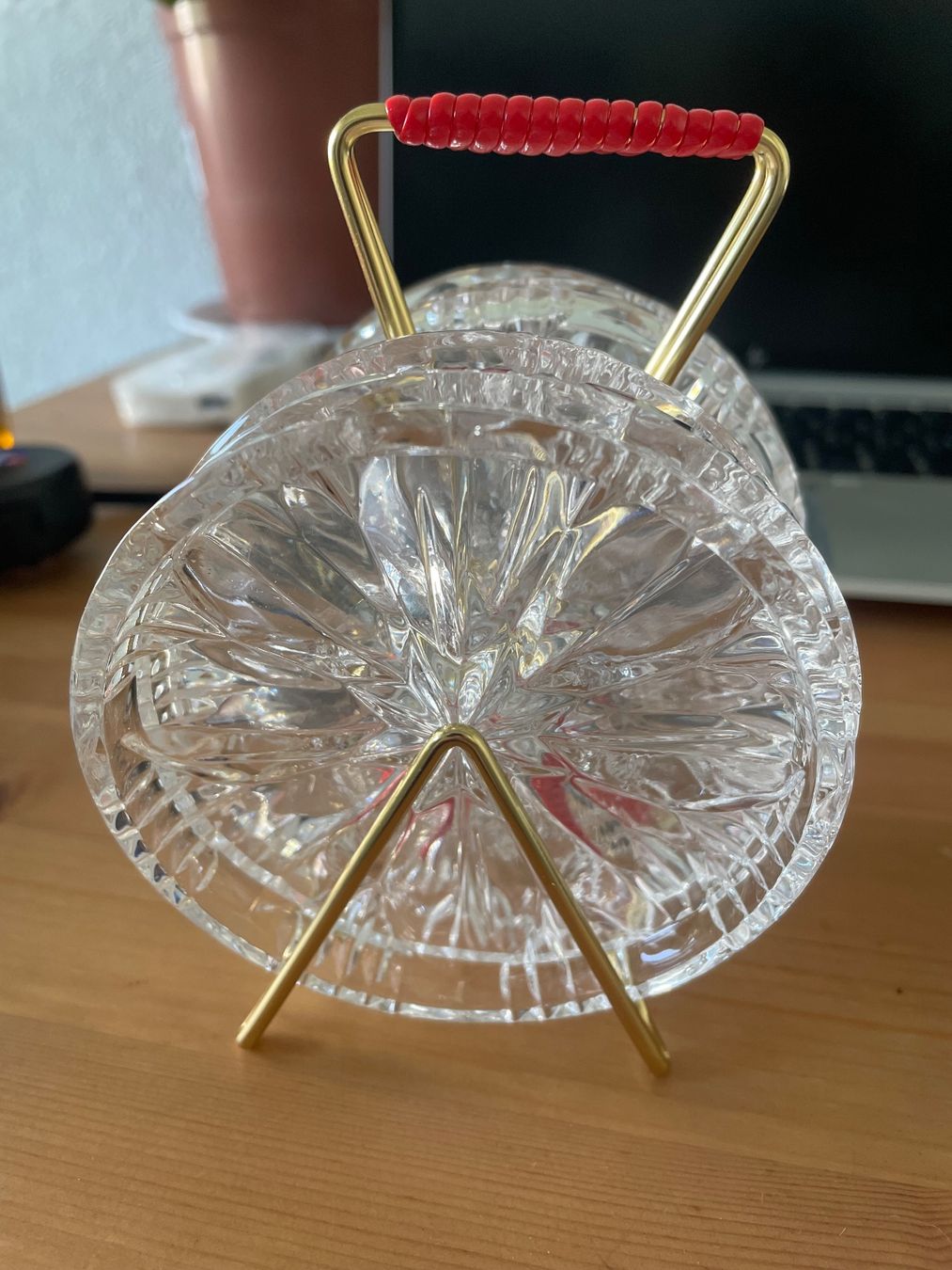 Sottobicchieri: Vintage Glasuntersetzer mit gestell – Usato da Dübendorf venduto da rocki07
